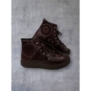 Converse Chuck Taylor Construct Hi Sneaker A05616C Mens Sz 11 Brown Suede Skate